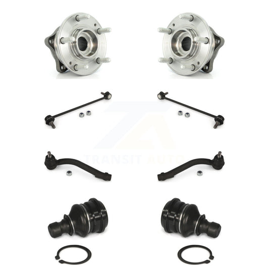 Bearing Lower Ball Joint Outer Tie Rod Link Front Kit (8Pc) For Hyundai Santa Fe
