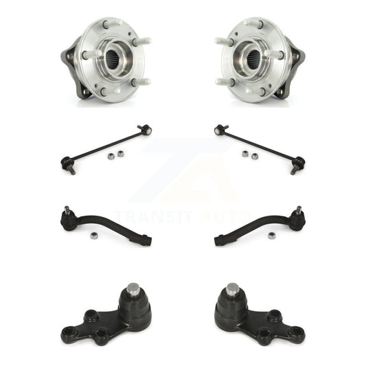 Bearing Lower Ball Joint Outer Tie Rod Link Front Kit (8Pc) For Hyundai Veracruz