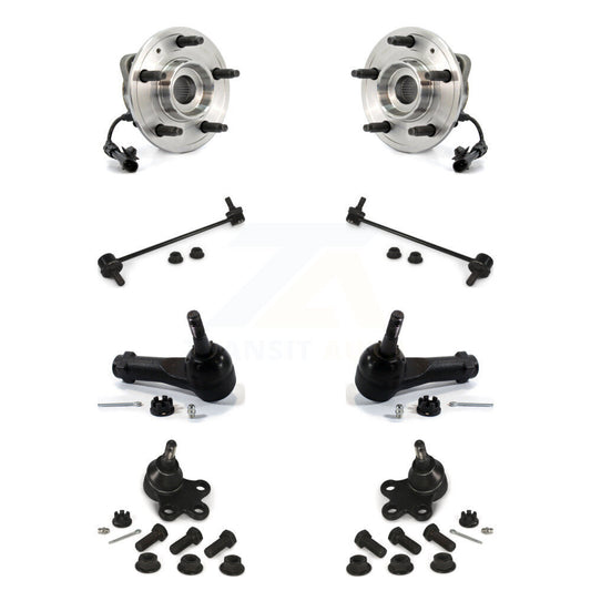 Bearing Lower Ball Joint Outer Tie Rod Link Front Kit (8Pc) For Chevrolet Saturn