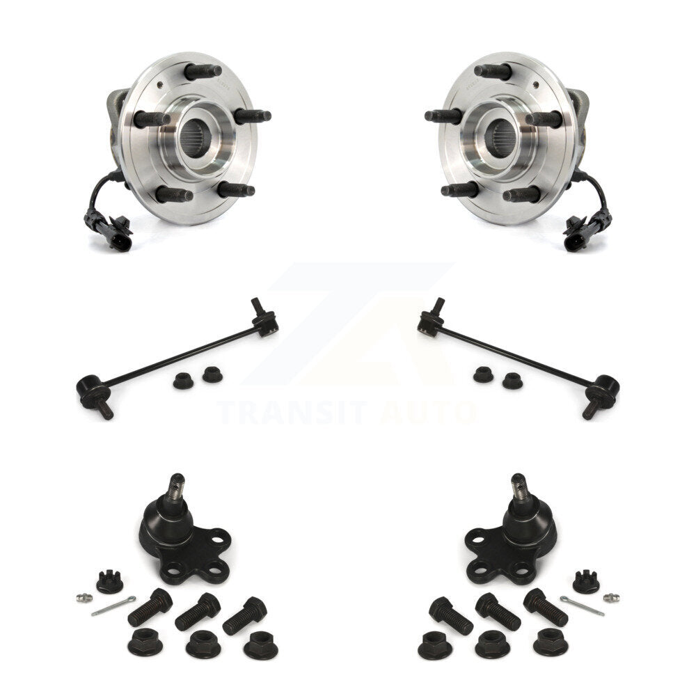 Bearing Lower Ball Joint & Link Front Kit For Chevrolet Equinox Pontiac Torrent