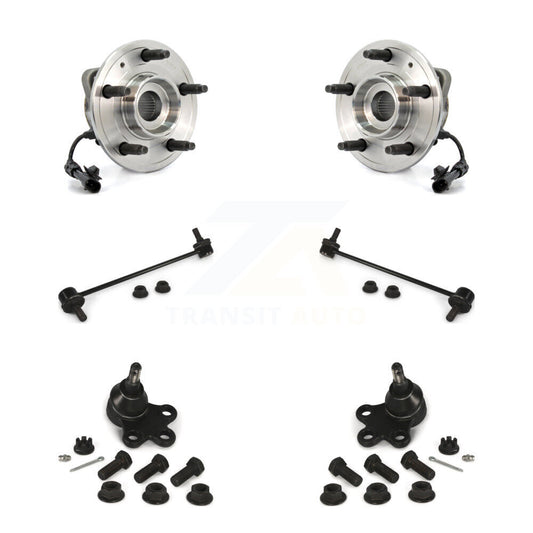 Bearing Lower Ball Joint & Link Front Kit For Chevrolet Equinox Pontiac Torrent