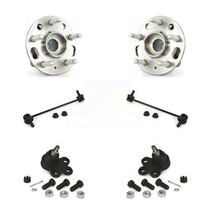 Hub Bearing Lower Ball Joint & Link Front Kit For Chevrolet Equinox GMC Terrain