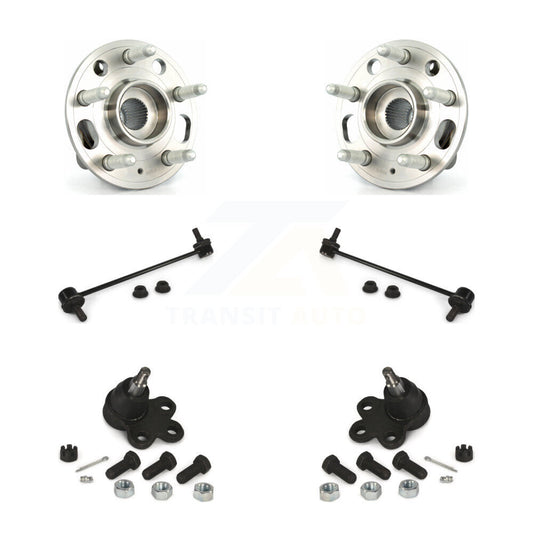 Hub Bearing Lower Ball Joint & Link Front Kit For Chevrolet Equinox GMC Terrain