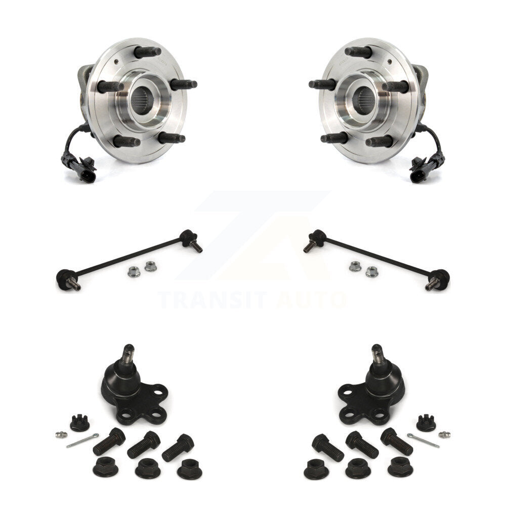 Bearing Lower Ball Joint & Link Front Kit For Chevrolet Equinox Pontiac Torrent