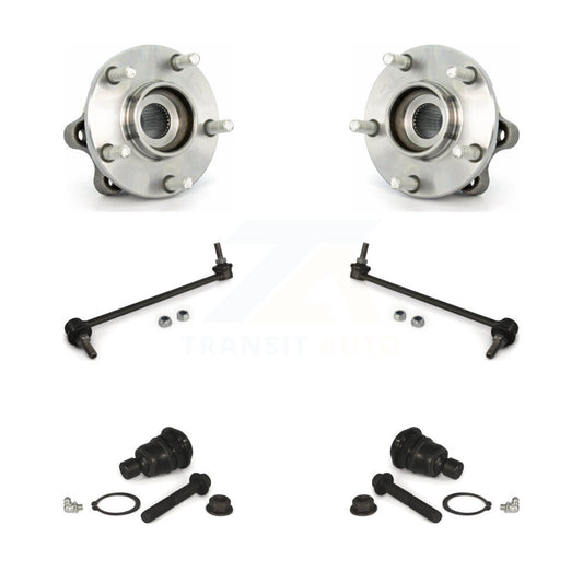 Hub Bearing Lower Ball Joint And Sway Bar Link Front Kit For Nissan Murano Quest