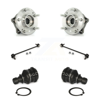 Hub Bearing Lower Ball Joint And Link Front Kit For Hyundai Santa Fe Kia Sorento
