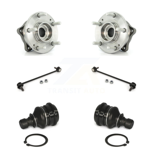 Hub Bearing Lower Ball Joint And Link Front Kit For Hyundai Santa Fe Kia Sorento