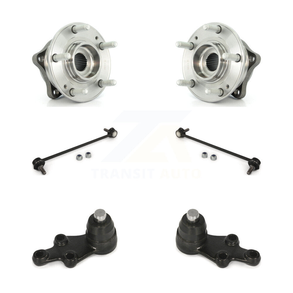 Bearing Lower Ball Joint Sway Bar Link Front Kit For 2007-2012 Hyundai Veracruz