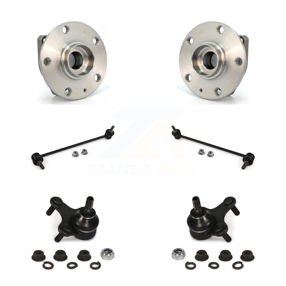 Bearing Lower Ball Joint & Link Front Kit For Volkswagen Golf Rabbit GTI e-Golf