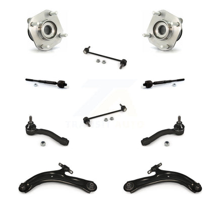 Bearing Lower Control Arm Outer Inner Tie Rod & Link Front Kit For Nissan Sentra