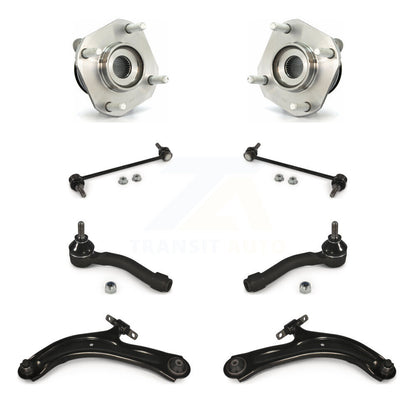 Bearing Lower Control Arm Outer Tie Rod & Link Front Kit (8Pc) For Nissan Sentra