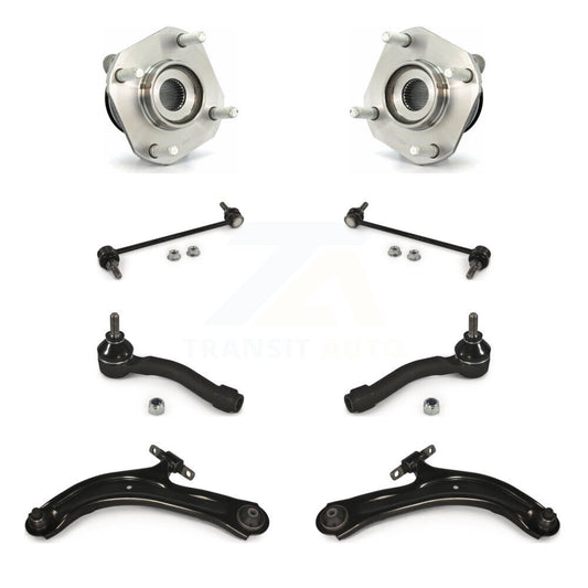 Bearing Lower Control Arm Outer Tie Rod & Link Front Kit (8Pc) For Nissan Sentra