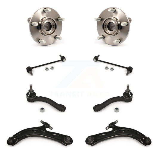 Bearing Lower Control Arm Outer Tie Rod & Link Front Kit (8Pc) For Nissan Sentra