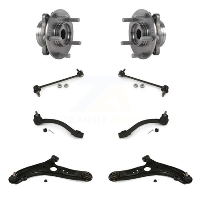 Bearing Lower Control Arm Outer Tie Rod & Link Front Kit For Hyundai Elantra GT