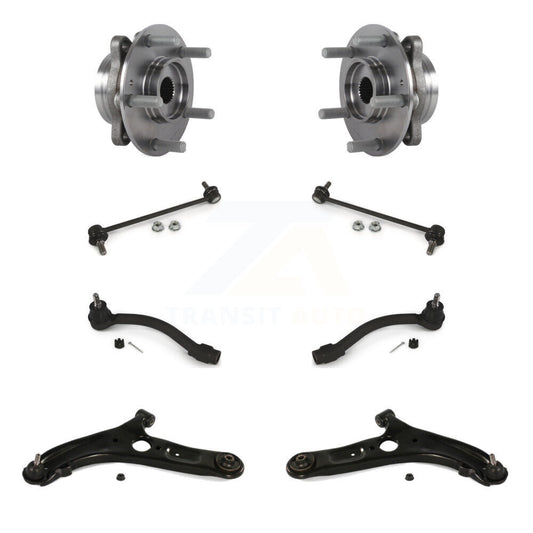 Bearing Lower Control Arm Outer Tie Rod & Link Front Kit For Hyundai Elantra GT