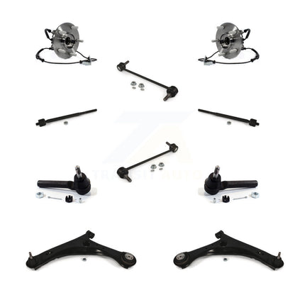 Bearing Lower Arm Outer Inner Tie Rod Link Front Kit (10Pc) For Dodge Grand Town