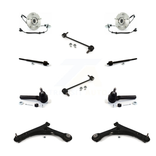 Bearing Lower Arm Outer Inner Tie Rod Link Front Kit (10Pc) For Dodge Grand Town