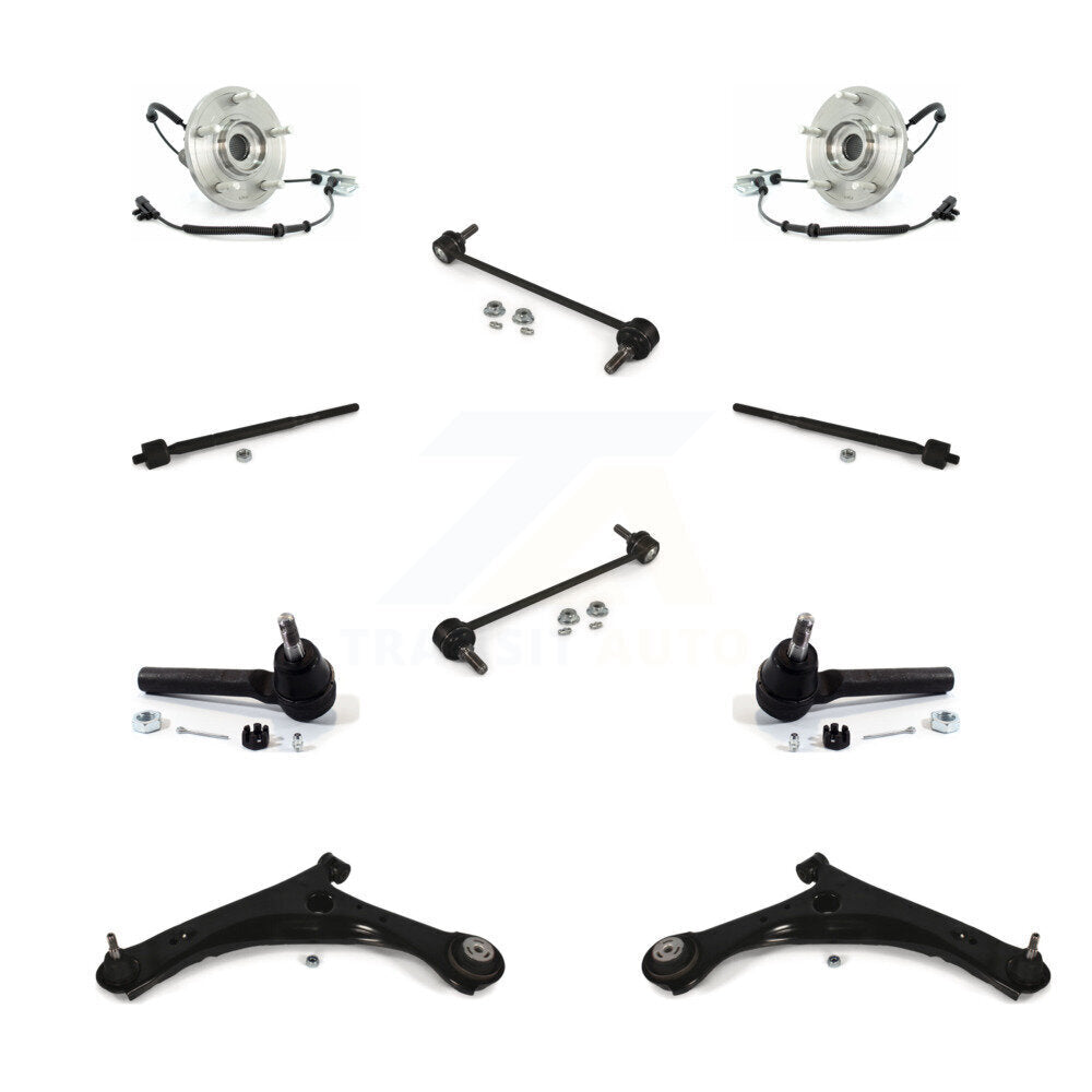 Bearing Lower Arm Outer Inner Tie Rod Link Front Kit (10Pc) For Dodge Grand Town