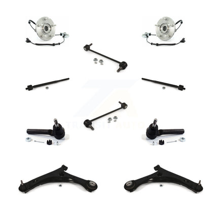 Bearing Lower Arm Outer Inner Tie Rod Link Front Kit (10Pc) For Dodge Grand Town