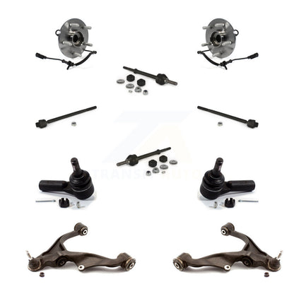 Bearing Lower Control Arm Outer Inner Tie Rod Link Front Kit (10Pc) For Ram 1500