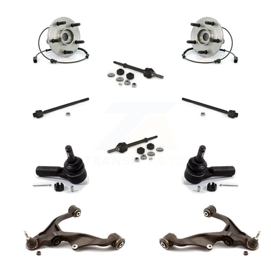 Bearing Lower Control Arm Outer Inner Tie Rod Link Front Kit (10Pc) For Ram 1500