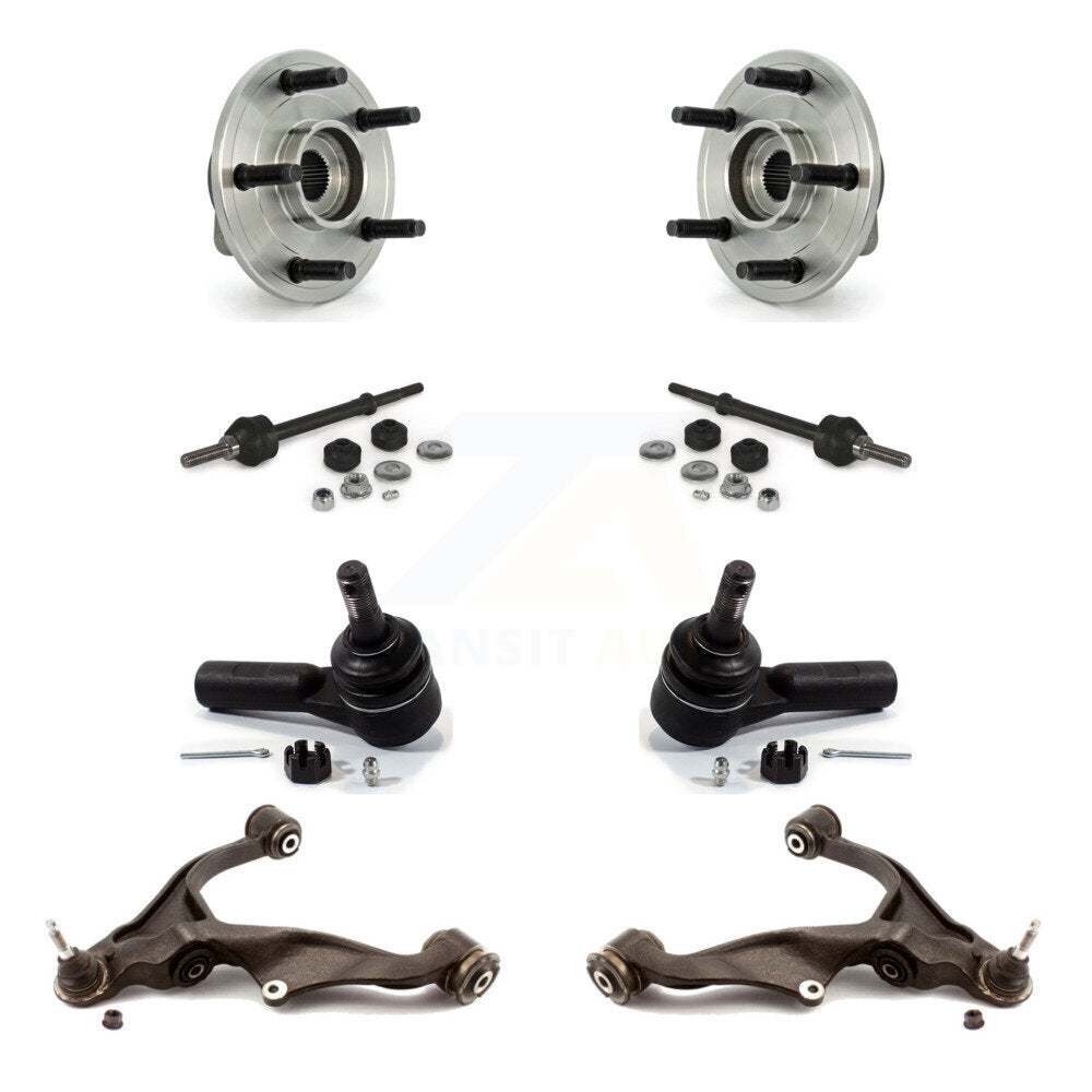 Bearing Lower Control Arm Outer Tie Rod Link Front Kit (8Pc) For Dodge Ram 1500