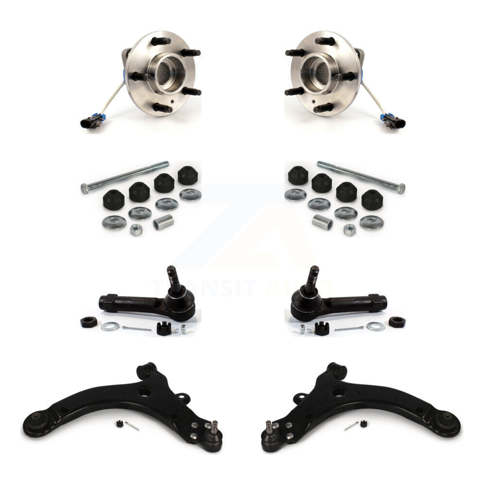 Bearing Lower Control Arm Outer Tie Rod Link Front Kit (8Pc) For Chevrolet Grand