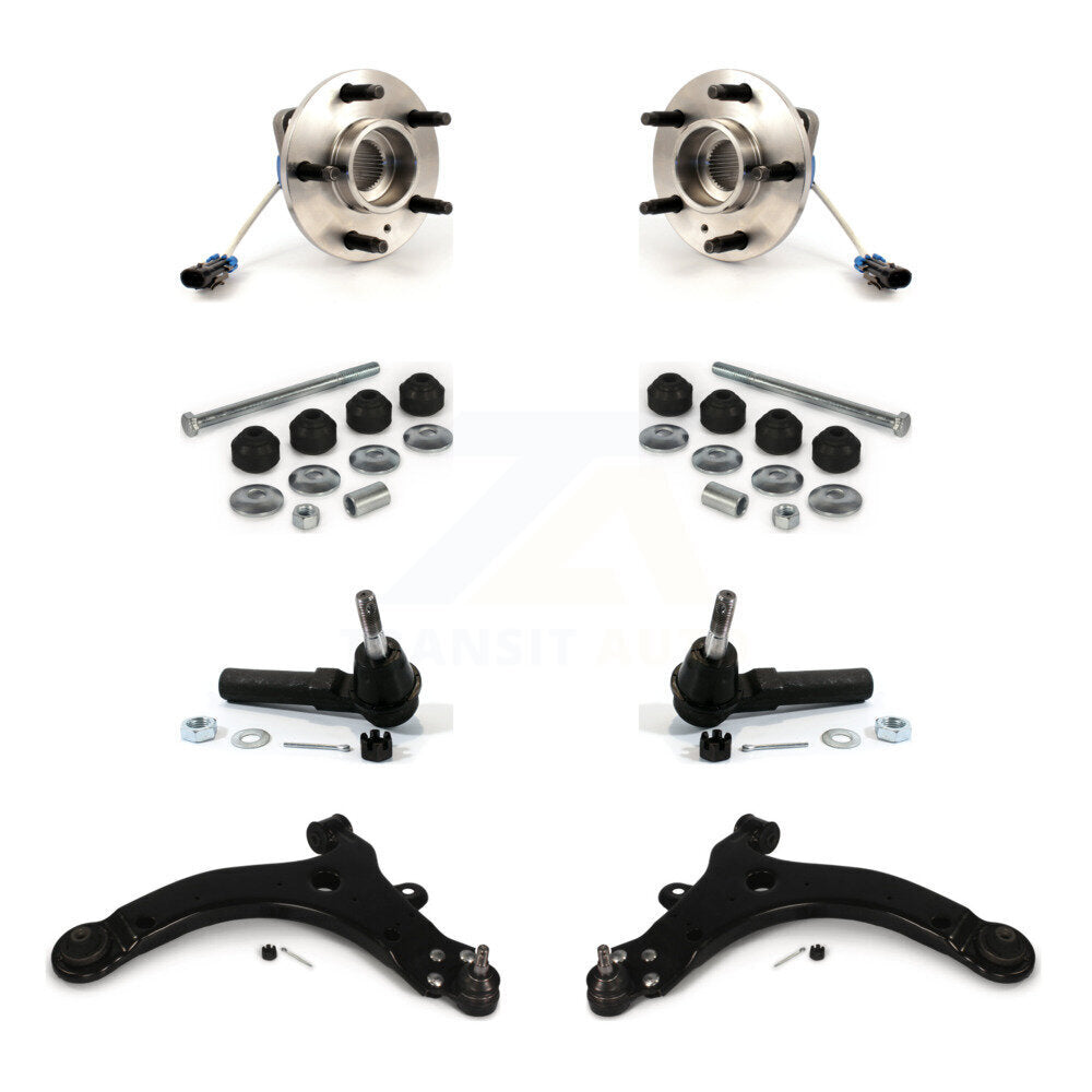 Bearing Lower Control Arm Outer Tie Rod Link Front Kit (8Pc) For Buick Chevrolet
