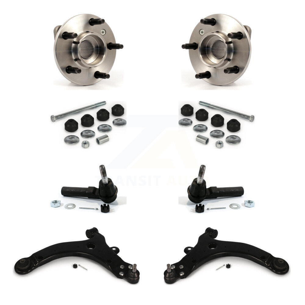 Bearing Lower Control Arm Outer Tie Rod Link Front Kit (8Pc) For Chevrolet Grand
