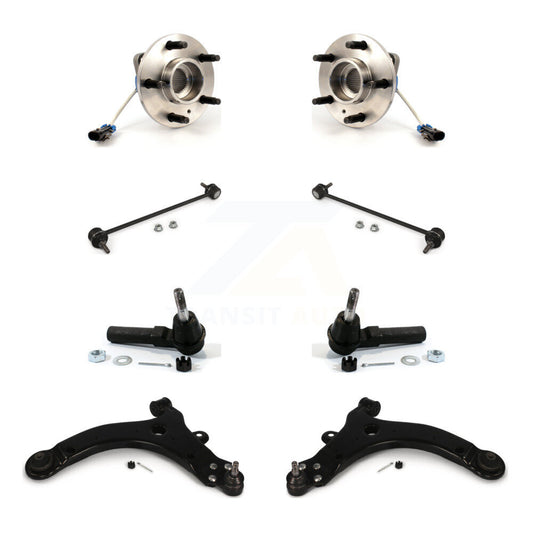 Bearing Lower Control Arm Outer Tie Rod & Link Front Kit (8Pc) For Pontiac Grand