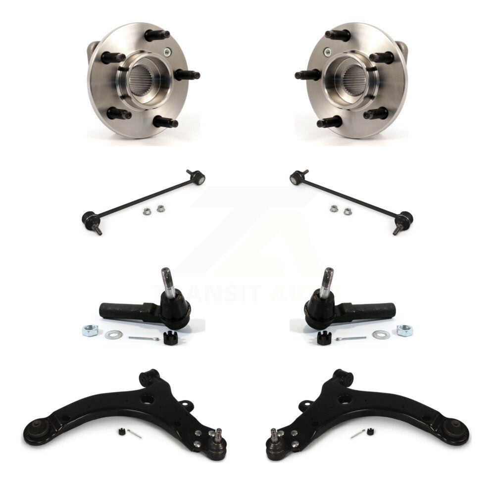 Bearing Lower Control Arm Outer Tie Rod & Link Front Kit For Pontiac Grand Prix