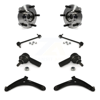 Hub Bearing Lower Control Arm Outer Tie Rod Link Front Kit For Mitsubishi Lancer
