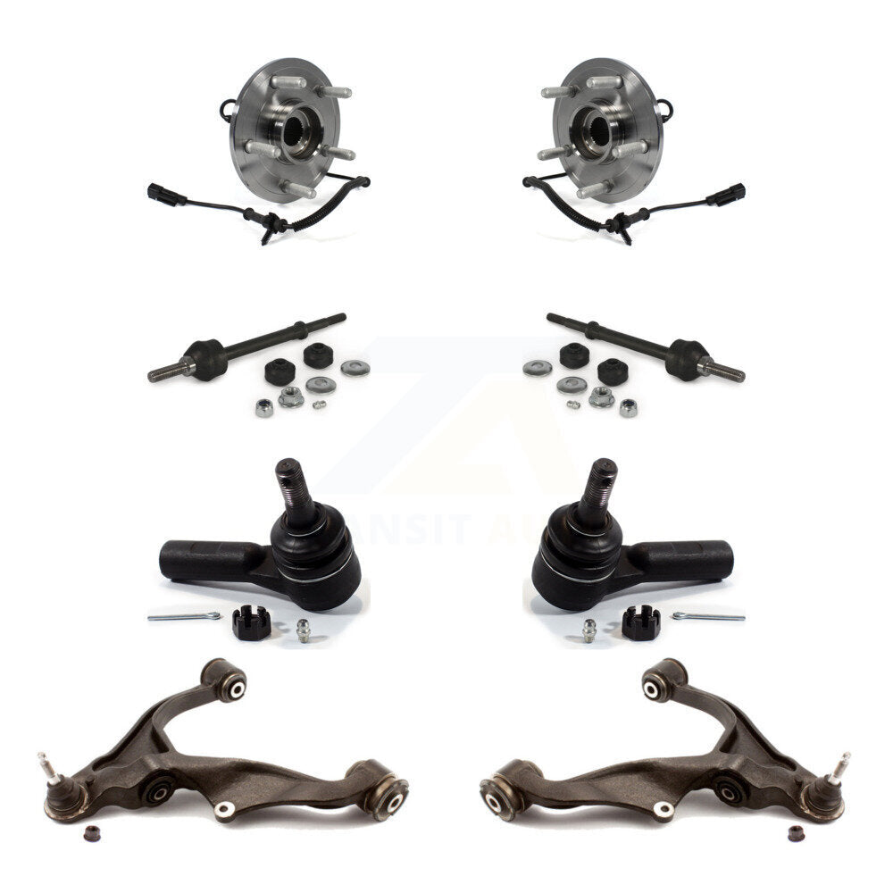 Bearing Lower Control Arm Outer Tie Rod Link Front Kit (8Pc) For 12 Ram 1500 4WD