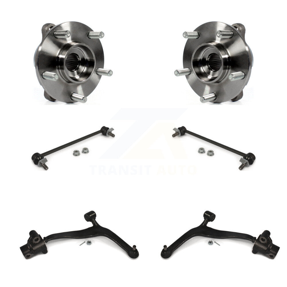 Hub Bearing Lower Control Arm & Link Front Kit For 2003-2008 INFINITI FX35 FX45