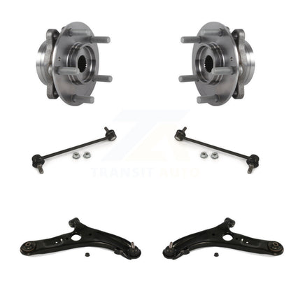 Hub Bearing Lower Control Arm & Link Front Kit For 2017 Hyundai Elantra GT Base