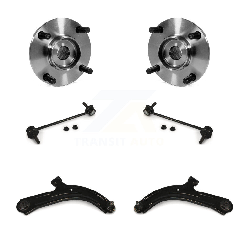 Bearing Lower Control Arm with Ball Joint & Link Front Kit For Nissan Versa Cube
