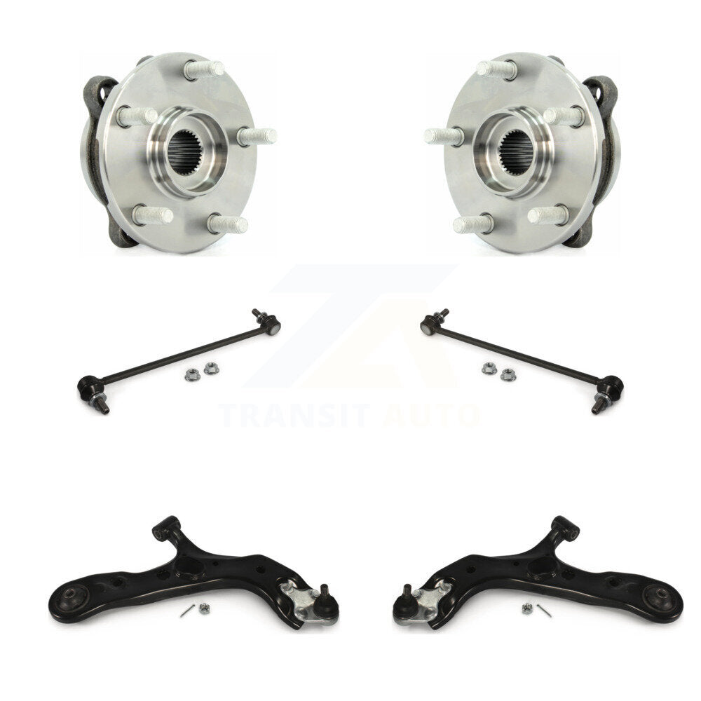 Hub Bearing Lower Control Arm with Ball Joint And Link Front Kit For Toyota RAV4