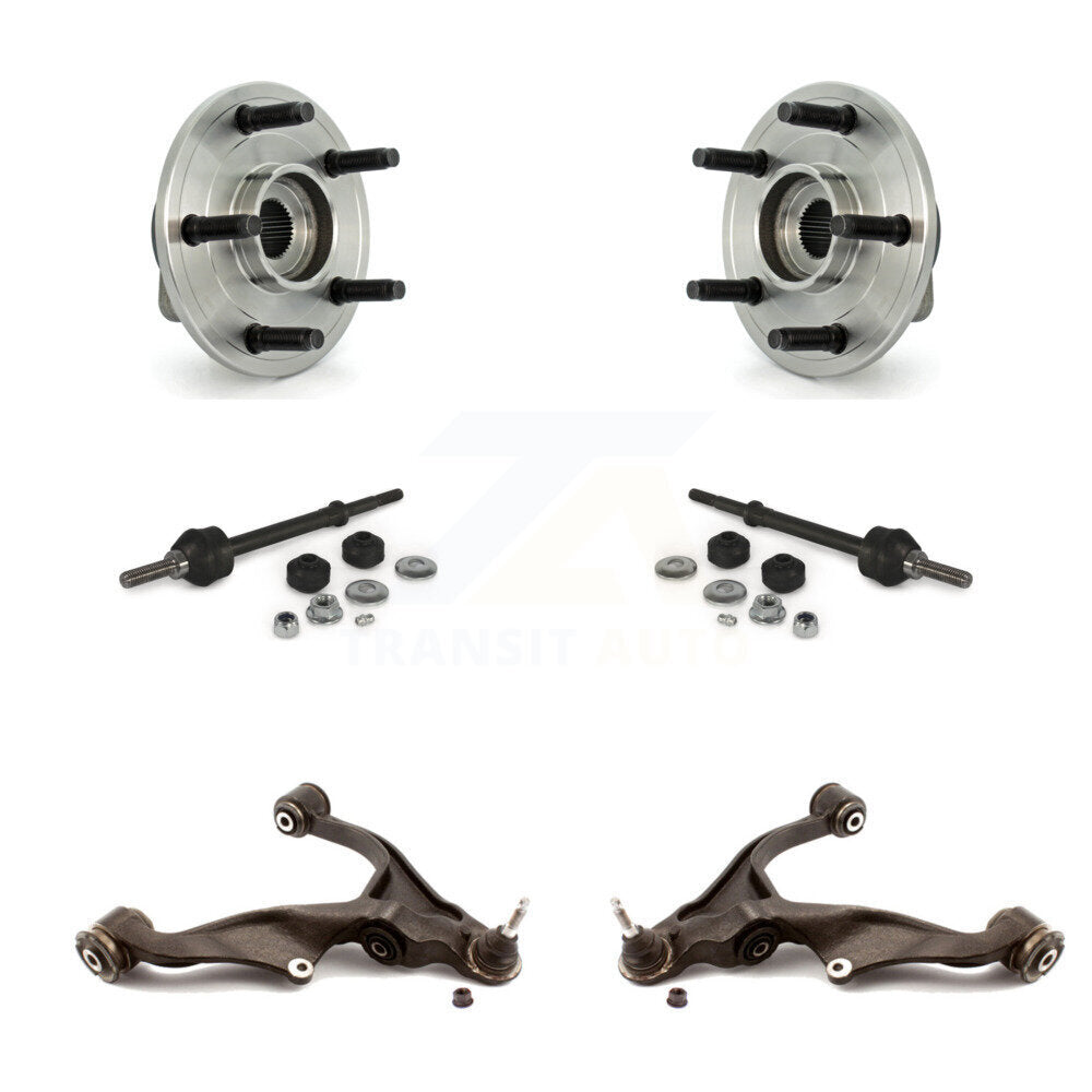 Bearing Lower Control Arm & Link Front Kit For Dodge Ram 1500 With 5 Lug Wheels