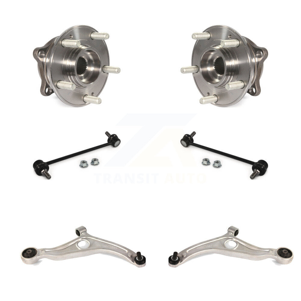 Hub Bearing Lower Control Arm with Ball Joint Link Front Kit For Hyundai Sonata