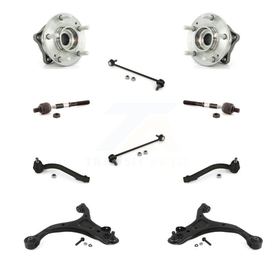 Bearing Lower Control Arm Outer Inner Tie Rod Link Front Kit (10Pc) For Hyundai