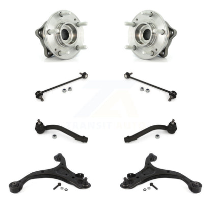Bearing Lower Control Arm Outer Tie Rod & Link Front Kit (8Pc) For Hyundai Santa