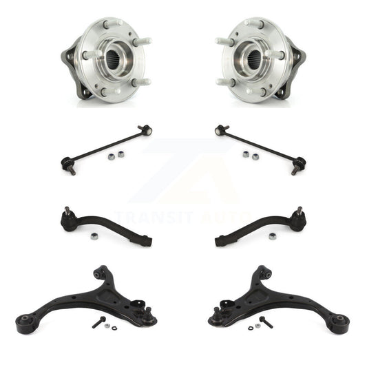 Bearing Lower Control Arm Outer Tie Rod & Link Front Kit (8Pc) For Hyundai Santa