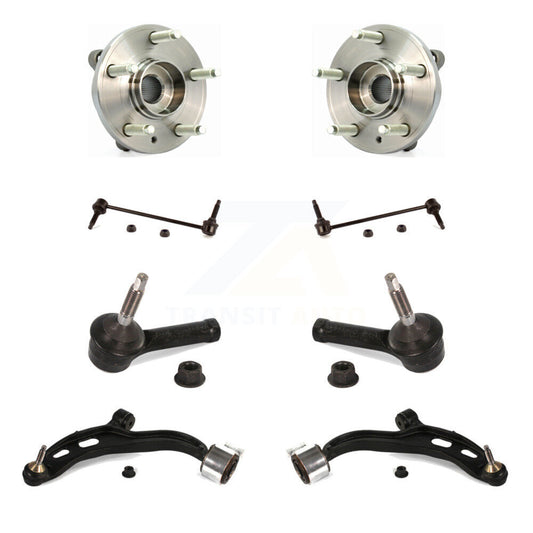 Bearing Lower Control Arm Outer Tie Rod & Link Front Kit (8Pc) For Ford Flex MKT