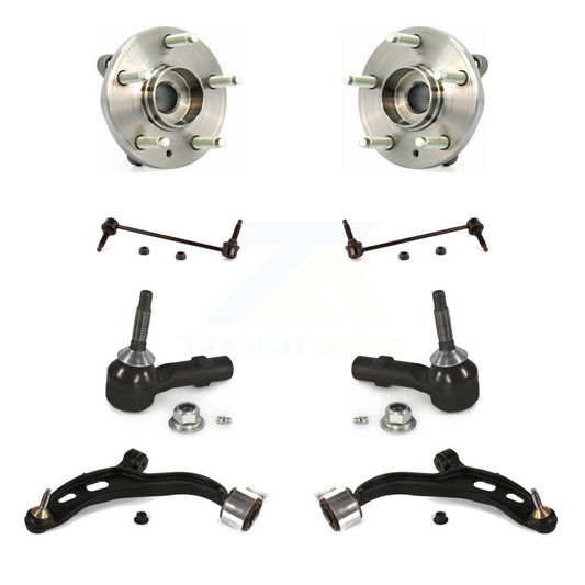 Bearing Lower Control Arm Outer Tie Rod & Link Front Kit (8Pc) For Ford Flex MKT