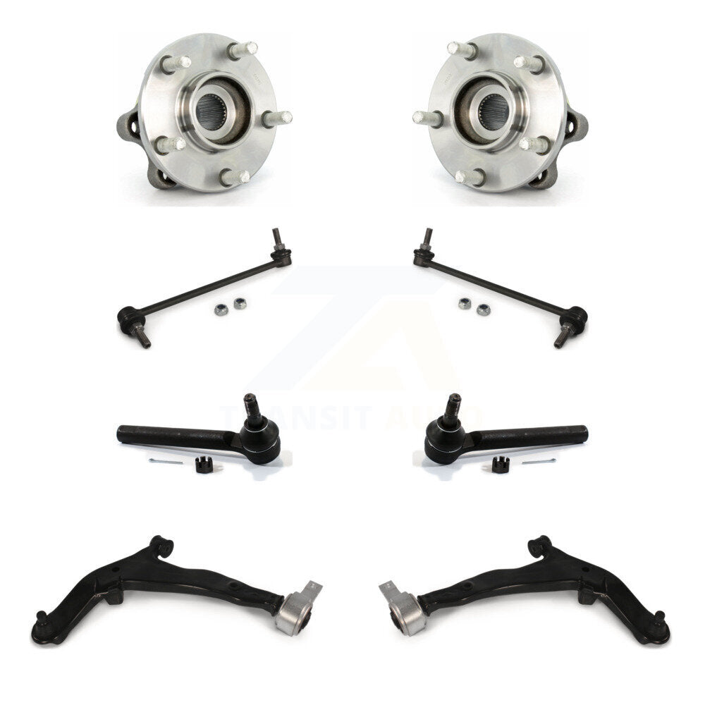 Bearing Lower Arm Outer Tie Rod Link Front Kit (8Pc) For 2005-2007 Nissan Murano