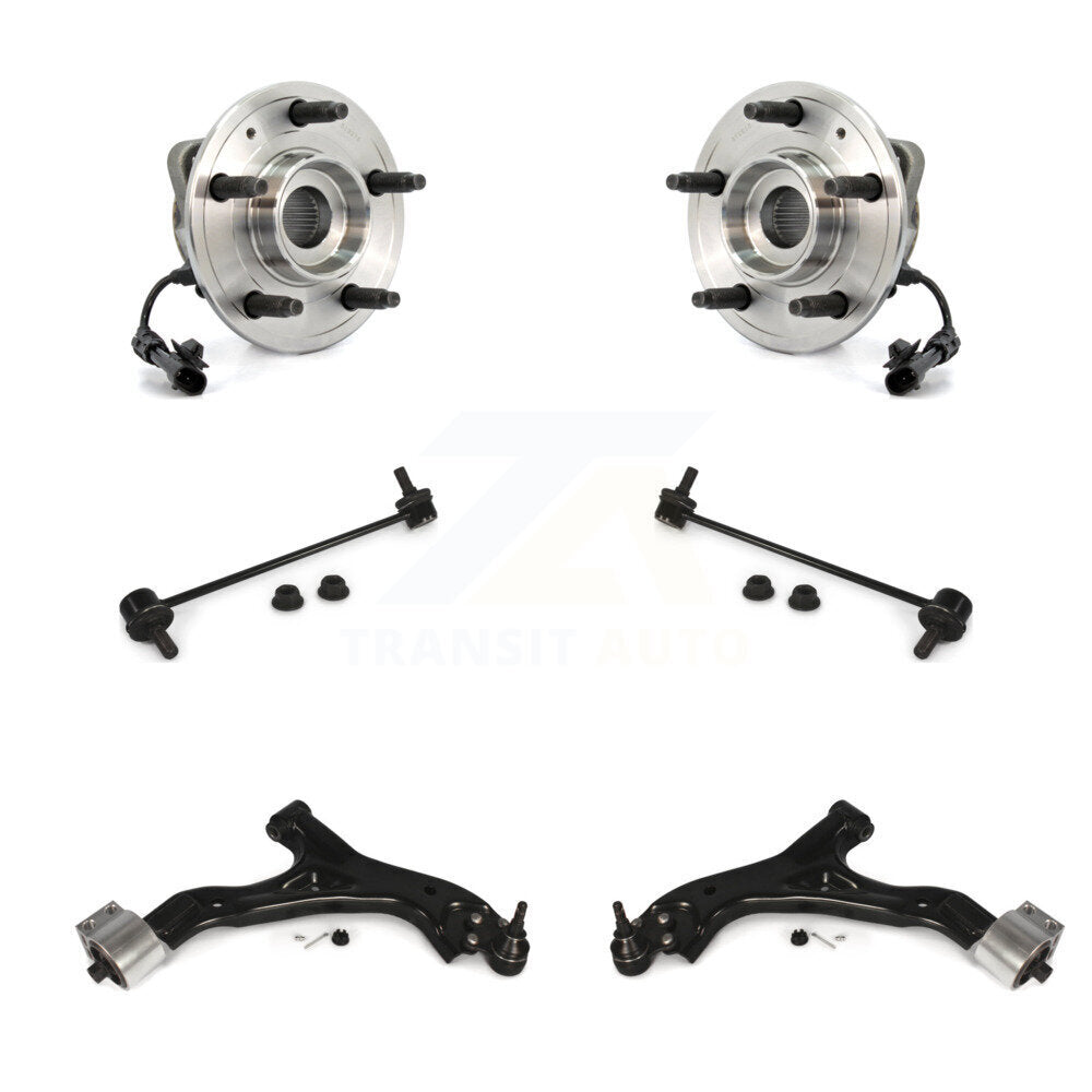 Hub Bearing Lower Control Arm Link Front Kit (6Pc) For Chevrolet Equinox Captiva