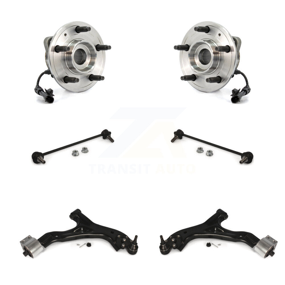 Hub Bearing Lower Control Arm Link Front Kit (6Pc) For Chevrolet Equinox Pontiac