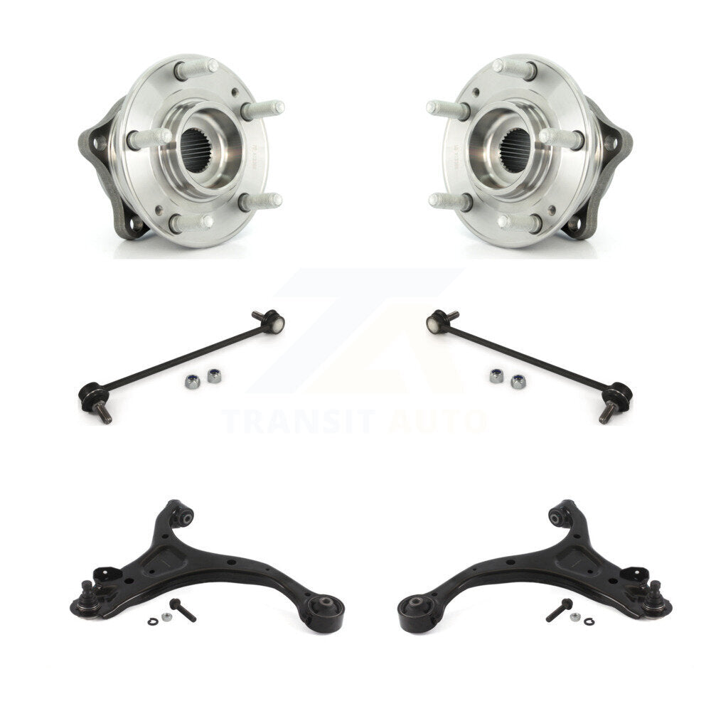 Bearing Lower Control Arm Link Front Kit (6Pc) For Hyundai Santa Fe Kia Sorento