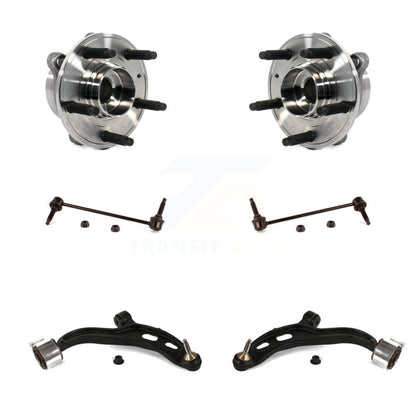 Hub Bearing Lower Control Arm Link Front Kit (6Pc) For Ford Taurus Police Sedan