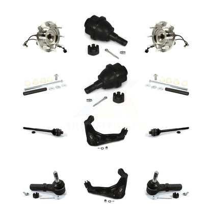 Upper Control Arm Lower Ball Joint Outer Inner Tie Rod Link Front Kit For GMC HD